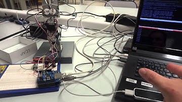 Pilotage de la pince avec Leap Motion  à travers le réseau- 1 ère partie