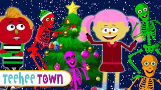 Deck The Halls Christmas With Skeletons Christmas Songs For Kids Teehee Town