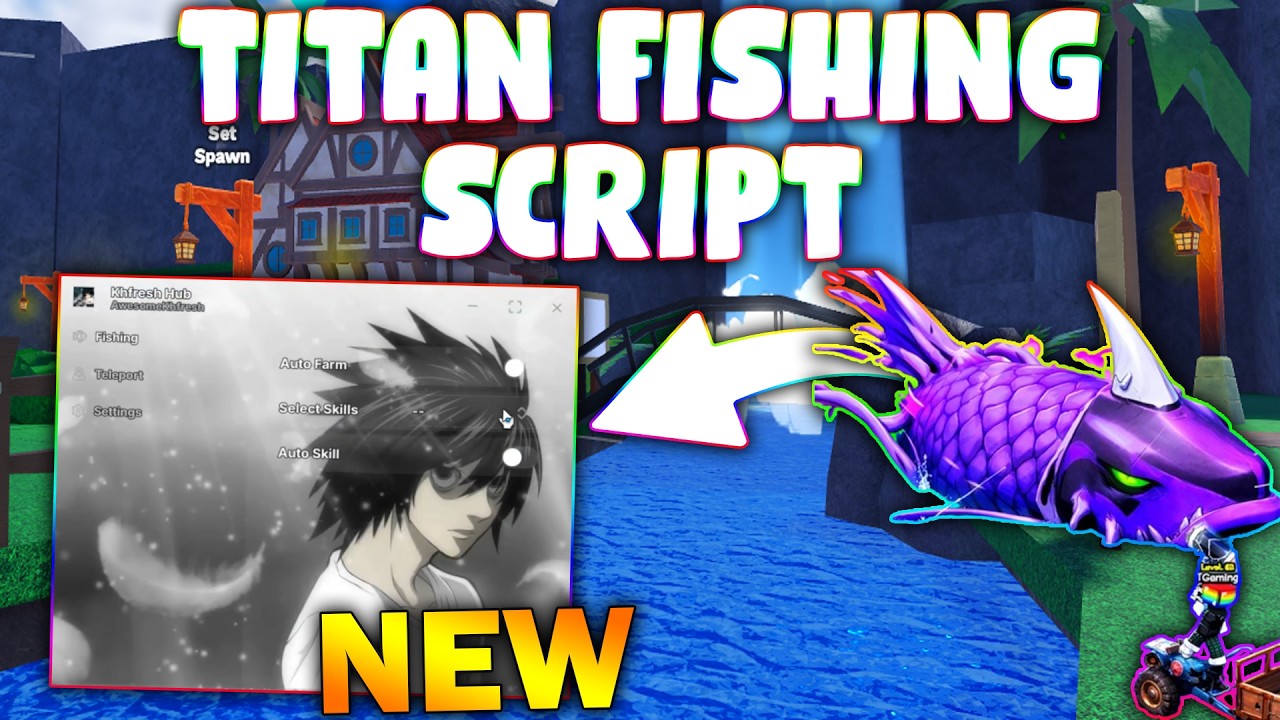 *NEW* Titan Fishing Script (PASTEBIN 2026) (AUTO FARM , TELEPORT  )