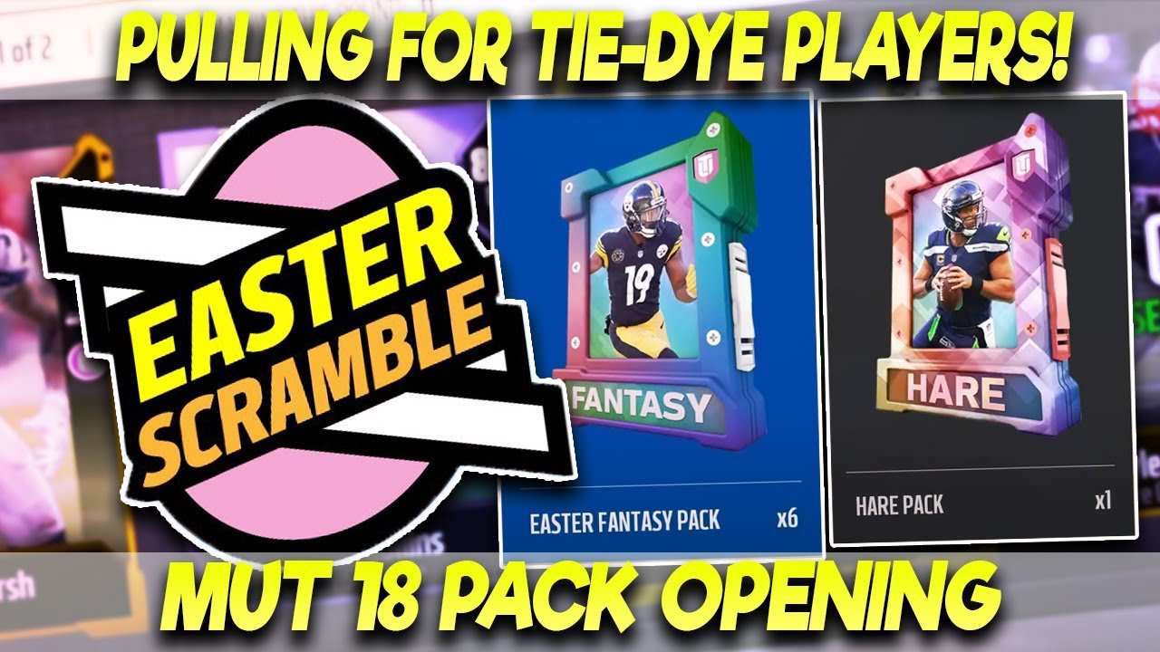 CRAZY TIE-DYE PLAYERS IN PACKS! CAN WE PULL ONE!| MADDEN 18 ULTIMATE TEAM PACK OPENING