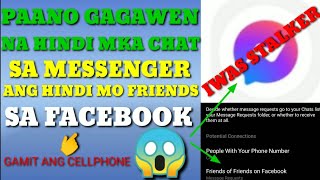 PAANO GAWEN NA HINDI MAKA CHAT SA MESSENGER ANG HINDI MO FRIENDS SA FACEBOOK 2021l STEP BY STEP screenshot 1