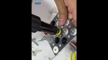 Colored Rivets Open Type Pop Rivets Install #rivets #poprivet #blindrivet