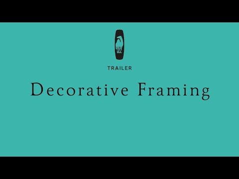 Decorative Framing with The Fabled Thread 
