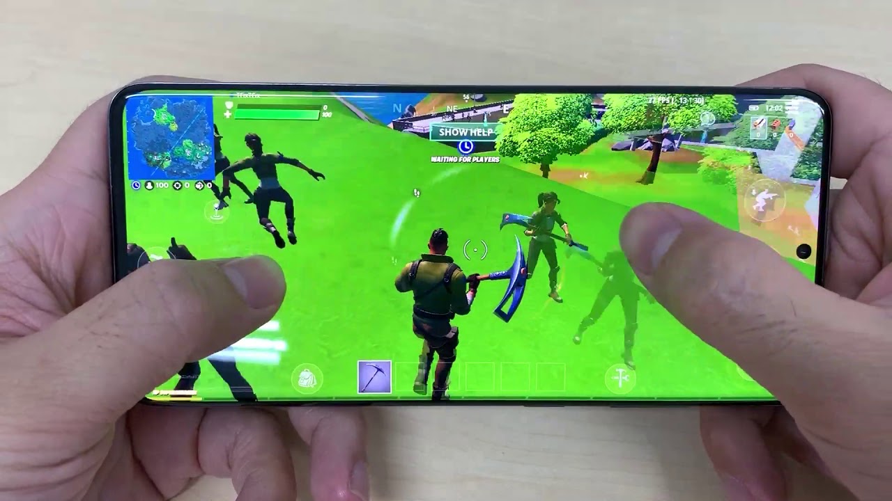 Test Game Fortnite On Samsung Galaxy S10 Lite Youtube