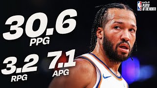 Jalen Brunson Named Eastern Conference Player Of The Month