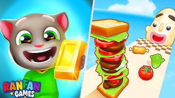 Sandwich Runner | Talking Tom Gold Run - All Level Gameplay Android,iOS - BIG NEW HALLOWEEN UPDATE