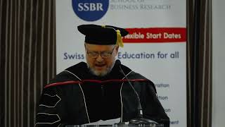 SSBR 2022 Graduation: Keynote Speaker Dr. Anthony Cairns