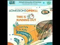 Virtual University of Pakistan Admission closing date||Virtual University of Pakistan Admission date