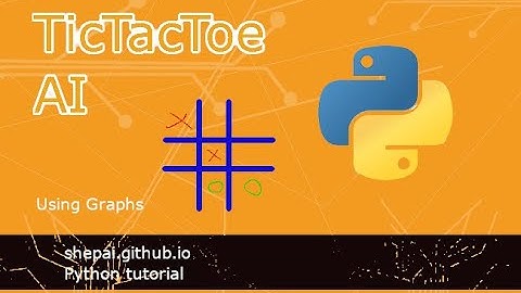 SHEP AI - Python Tic Tac Toe (noughts and crosses) AI using a graph data structure