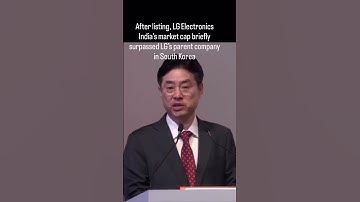 LG India MD Hong Ju Jeon delivers full speech in Hindi #lgipo #stockmarket #lgindia #lifeisgood