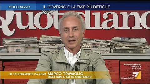 Marco Travaglio: "Conte non dovrebbe fare inciuci con Berlusconi, porta malissimo, li ha ...