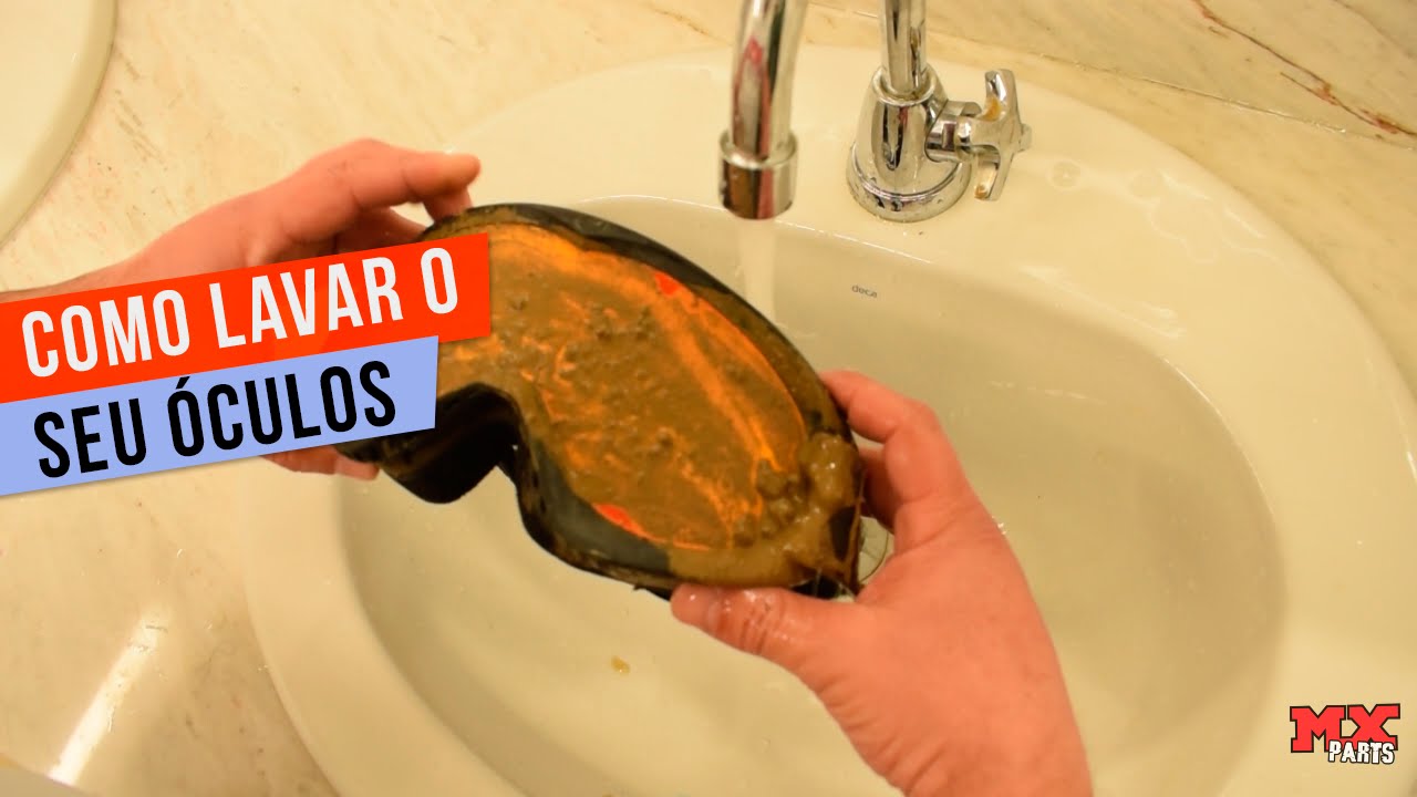 MX PARTS Ensina - Como Lavar seu óculos de motocross depois da trilha