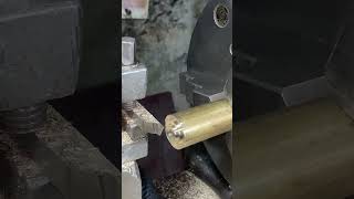 Brass Design in Lathe Machine #shortsvideo #youtubeshorts #