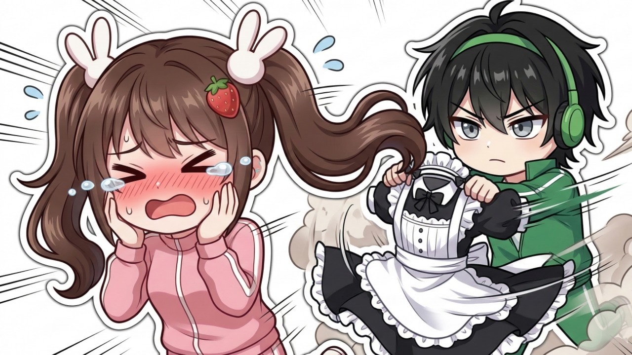 남친이랑 메이드복 내기 했습니다 🔥