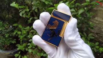 Dupont Sơn mài Hình Con Ngựa Viền Vàng D165 |Deva Shop