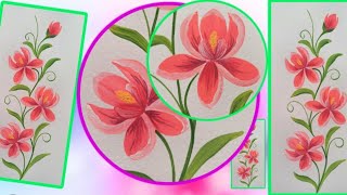 Delicate flowers painting ideas
