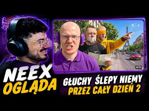 NEEX ogląda GŁUCHY, ŚLEPY, NIEMY PRZEZ CAŁY | BUNGEE /w Japczan