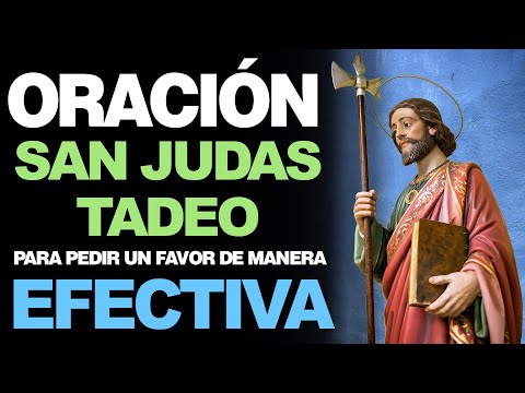 🙏 Oración a San Judas Tadeo PARA PEDIR UN FAVOR DE MANERA EFECTIVA 🙇‍️