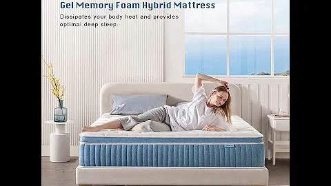 Rimensy 12 Inch Queen Hybrid Mattress Review | Best Gel Memory Foam Mattress for Support & Comfort!
