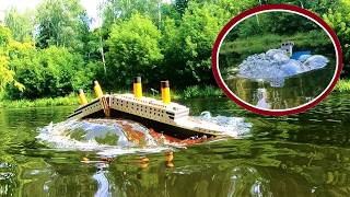 Cardboard Titanic and other SHIPS vs Underwater BLASTS