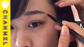 薄細眉をいまどきナチュふさ眉毛に☆｜C CHANNELメイク