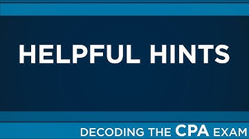 Decoding the CPA Exam | Helpful Hints
