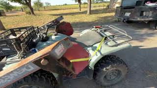 Loading a 4 Wheeler on the Deweze Bale Bed | Ultimate Ranch Truck add on