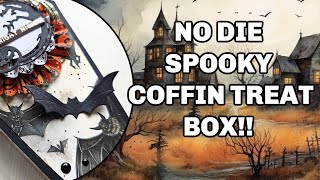 Information NO DIES NEEDED!!! LARGE COFFIN TREAT BOX Guide