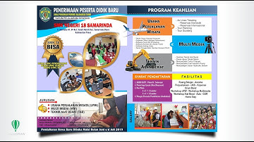 Cara Desain Brosur Sekolah dengan CorelDRAW - Brochure Design