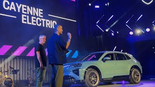 2026 Porsche Cayenne Electric — Showcase at Icons of Porsche Dubai 2025 | Tech & Design Explained