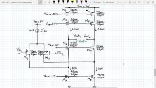 Analog VLSI Design Lecture 41.1: Design of Folded Cascode opamp
