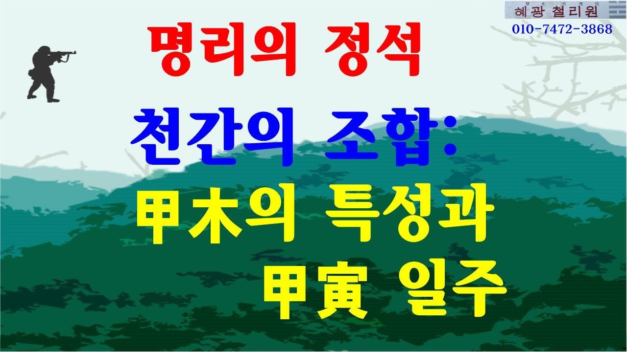 #천간론-갑목의 특성과 갑인 일주