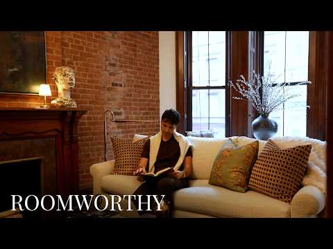 This Tiny Bedroom Still Fits Two Nightstands in New York City