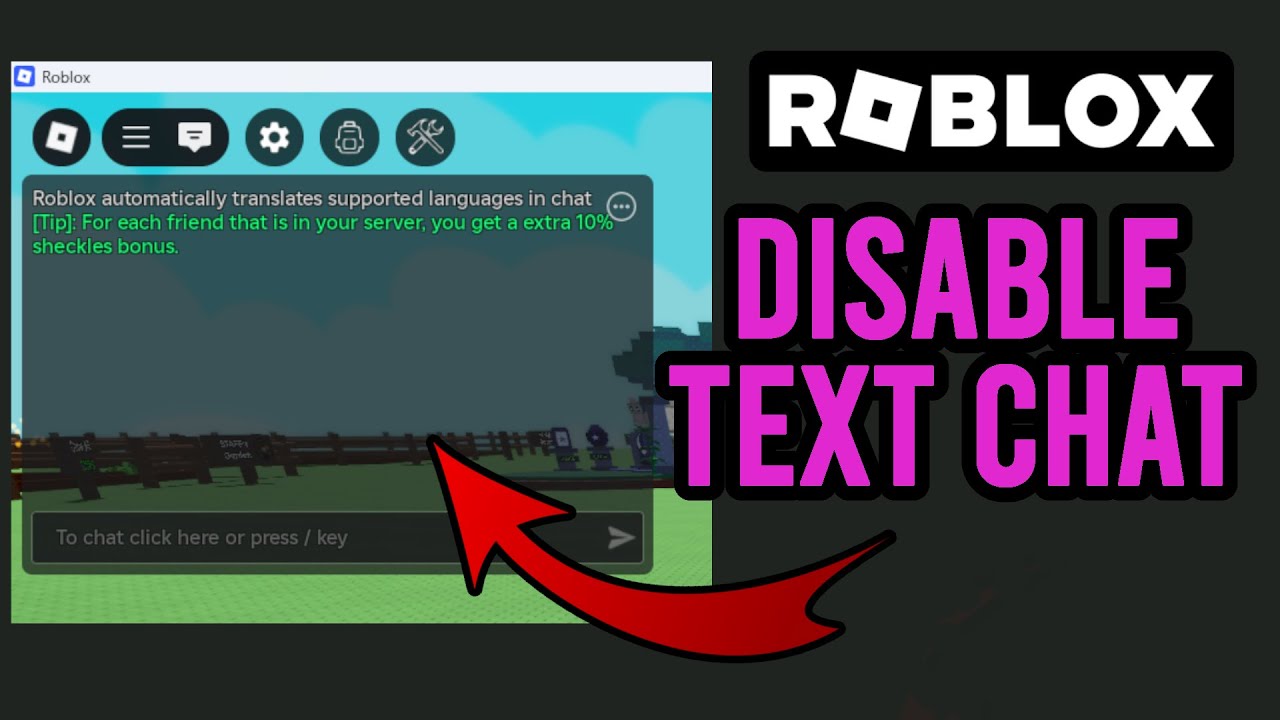 How To Turn Off Text Chat On Roblox Step By Step Tutorial YouTube 