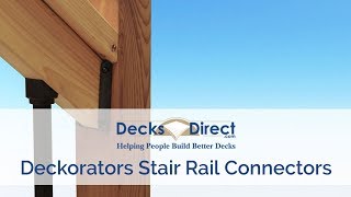Stair Rail Connector by Deckorators