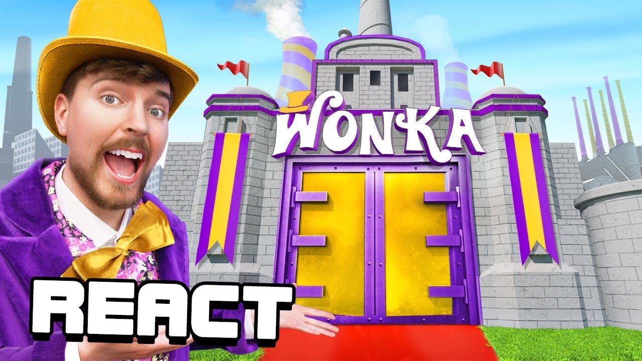 React: I Built Willy Wonka's Chocolate Factory!