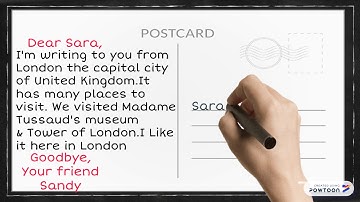 How to write a  Postcard
