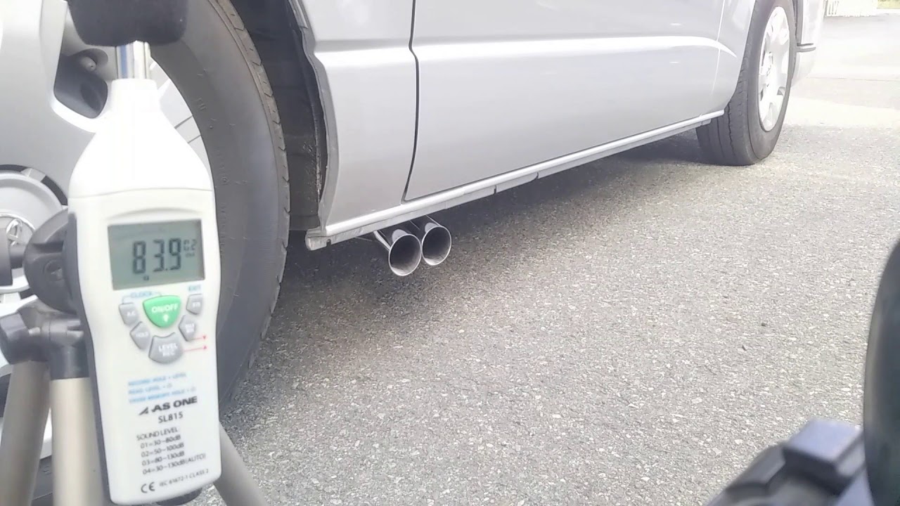 Wiruswin トヨタ ハイエース レジアスエース 3 0lディーゼル車 用サイドマフラー Youtube