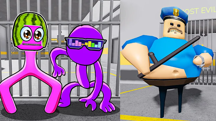 Rainbow Friends ESCAPE Barry's Prison in Roblox
