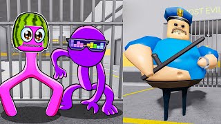 Rainbow Friends ESCAPE Barry's Prison in Roblox