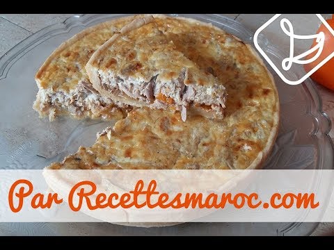 tarte-salée-au-thon-&-poivron---savory-tuna-&-pepper-tart---التارت-بالتن