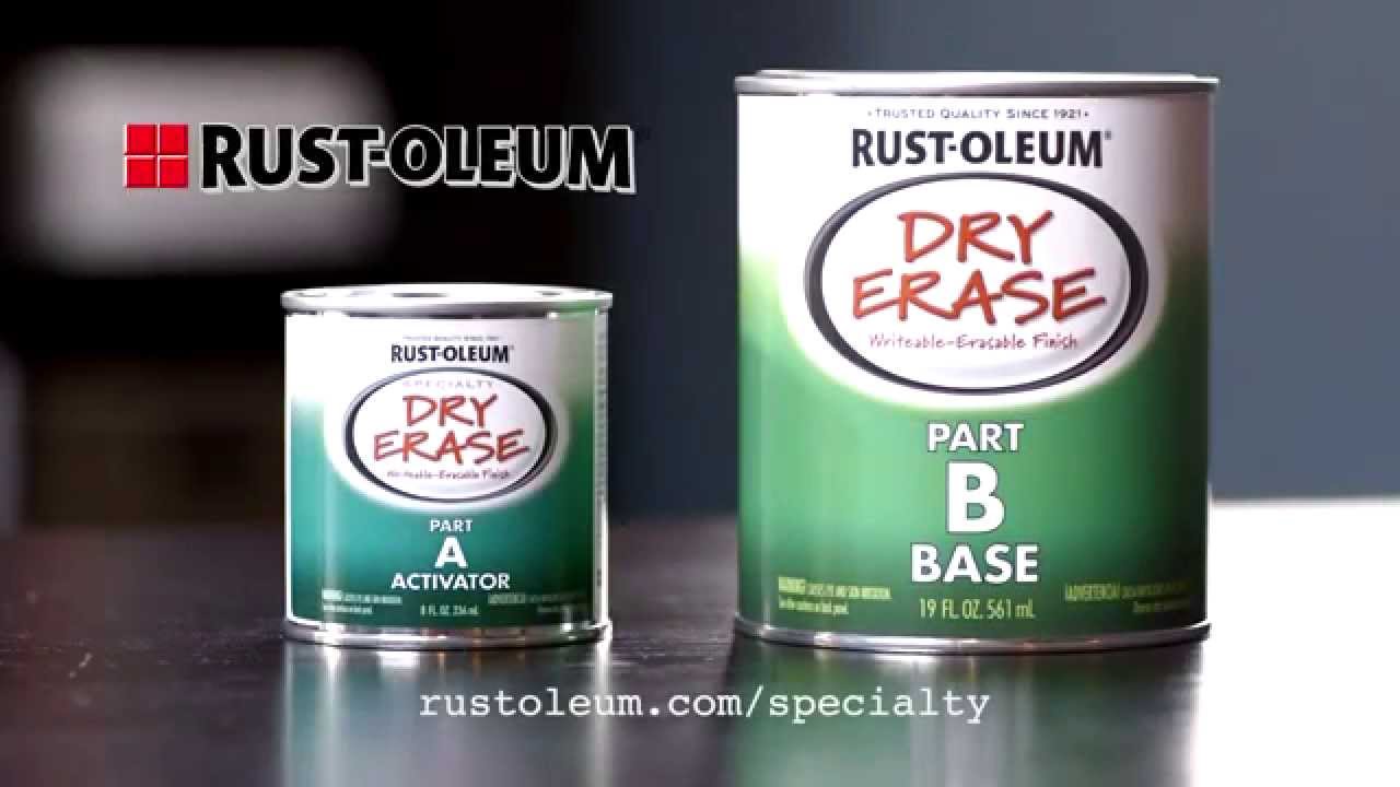 How to Apply Rust-Oleum Dry Erase Paint 