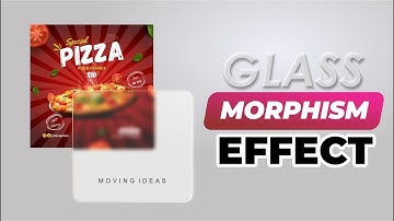 How to create Glass effect/ morphism in coreldraw