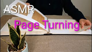 ASMR  Crinkly Page Turning Through the Parker Album.(No Talking)