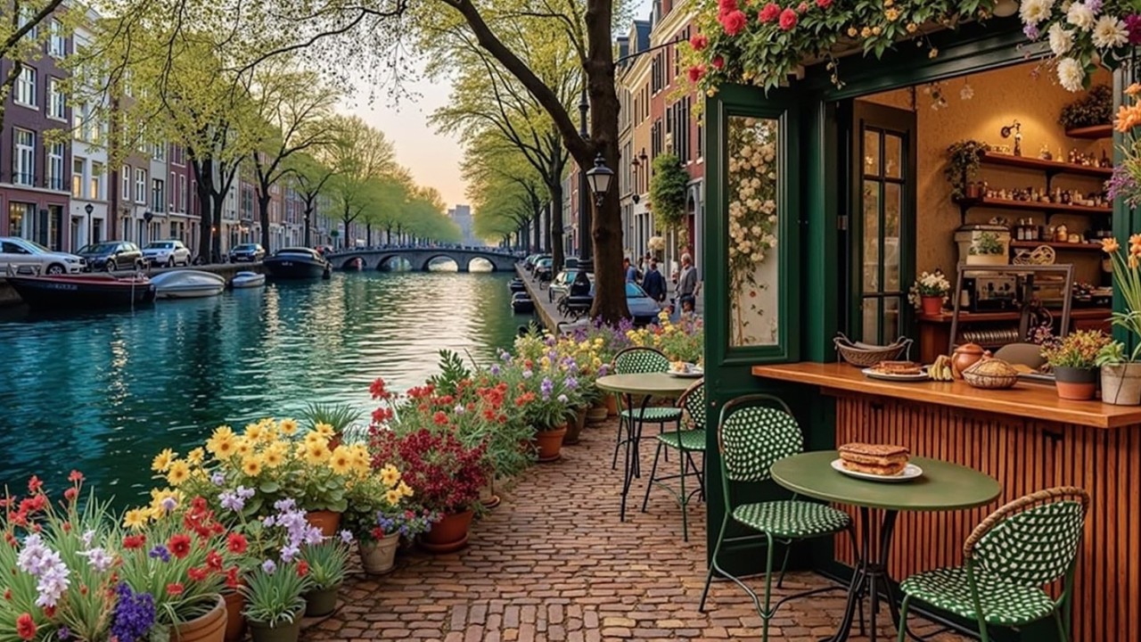 Уютная атмосфера кофейни и мягкий джаз - Расслабляющий джаз для учебы