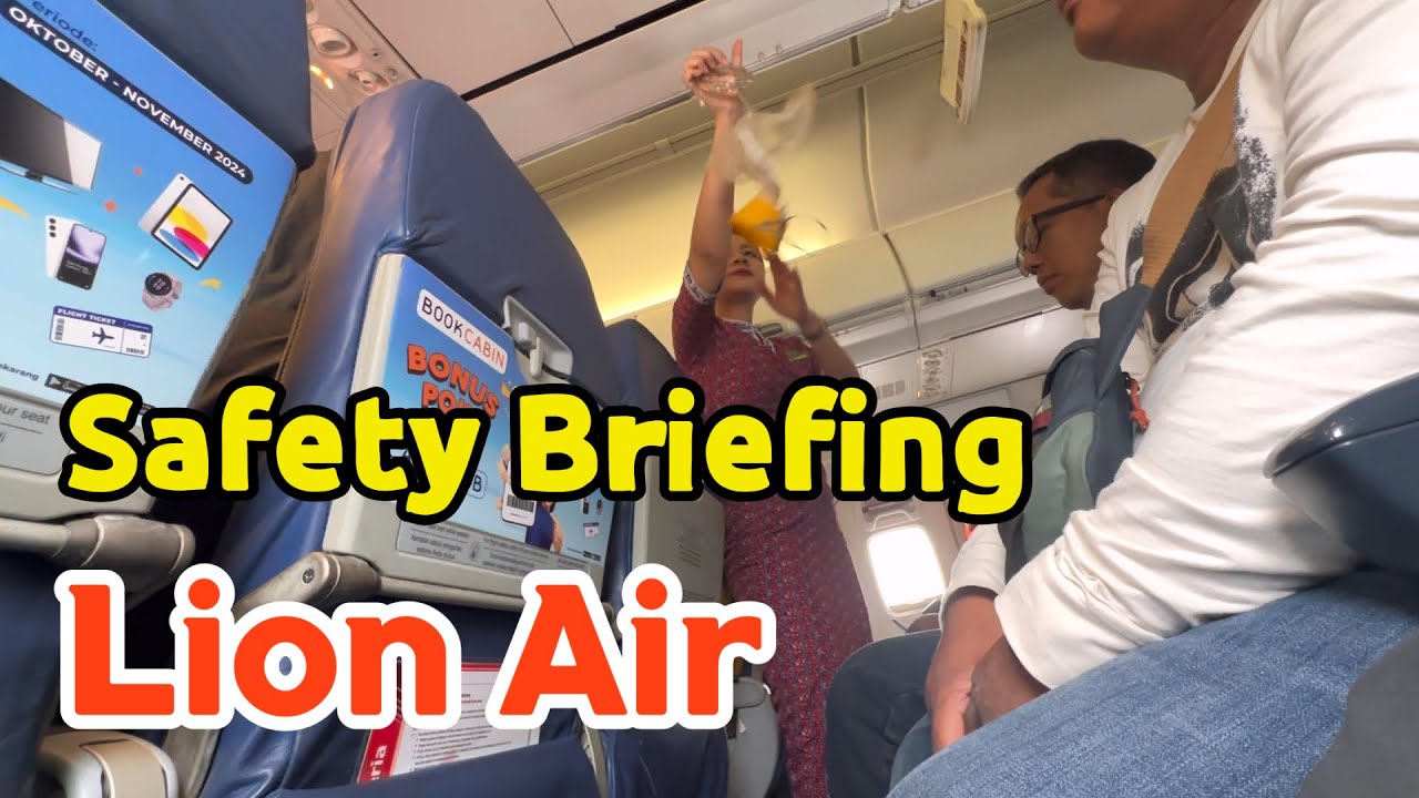 Safety Briefing Lion Air 