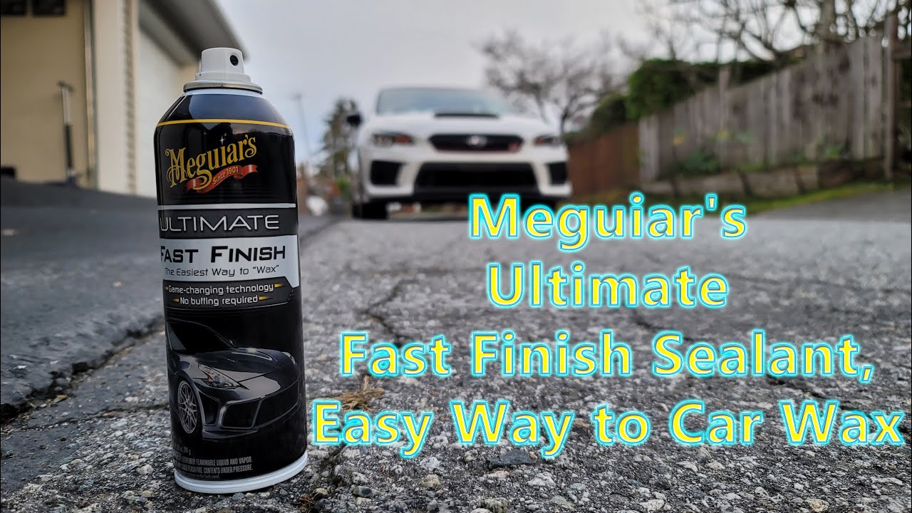 Meguiar's Ultimate Fast Finish Sealant, Easy Way to Car Wax YouTube