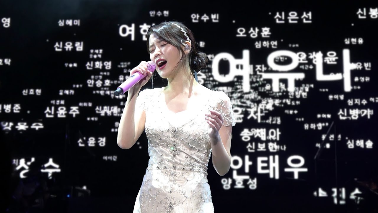 171209 아이유(IU)- 이름에게 (Dear Name) 직캠 @ Tour Concert 'Palette' in Seoul