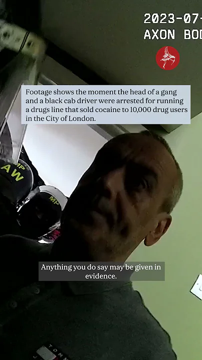 Watch: Police arrest members of a gang for dealing cocaine to thousands of users in London