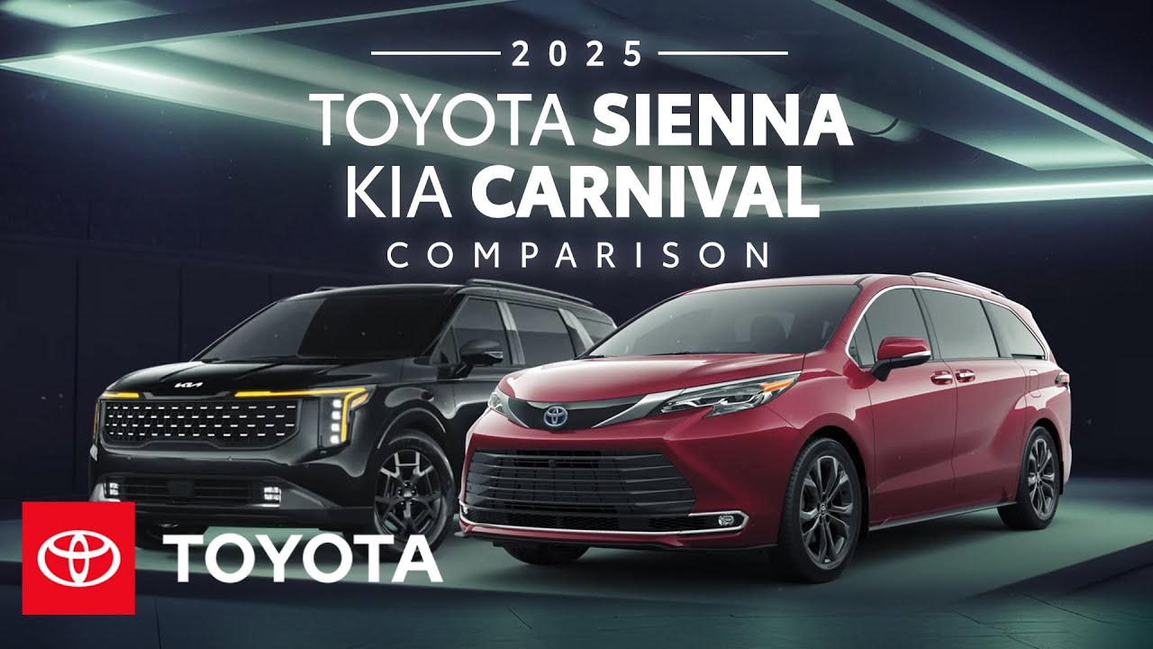 2025 Toyota Sienna vs 2025 Kia Carnival Comparison | Toyota